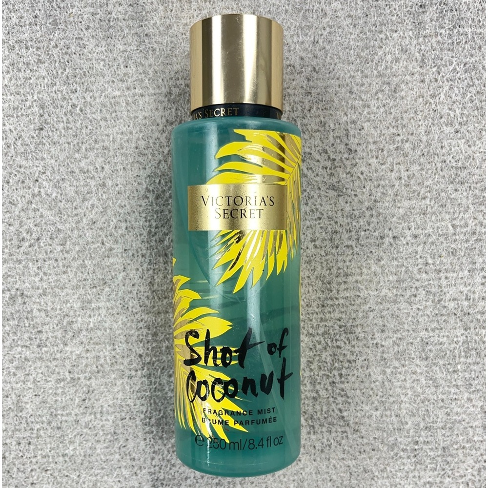 Victoria's Secret Body Fragrance Mist Shot of Coconut ~ 8.4oz 250ml 85% Full